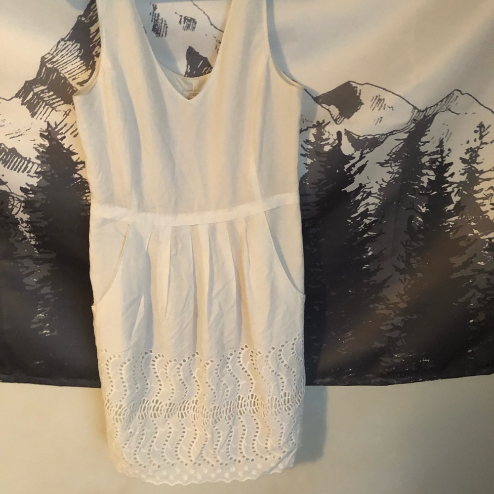 Super cute white j crew dress